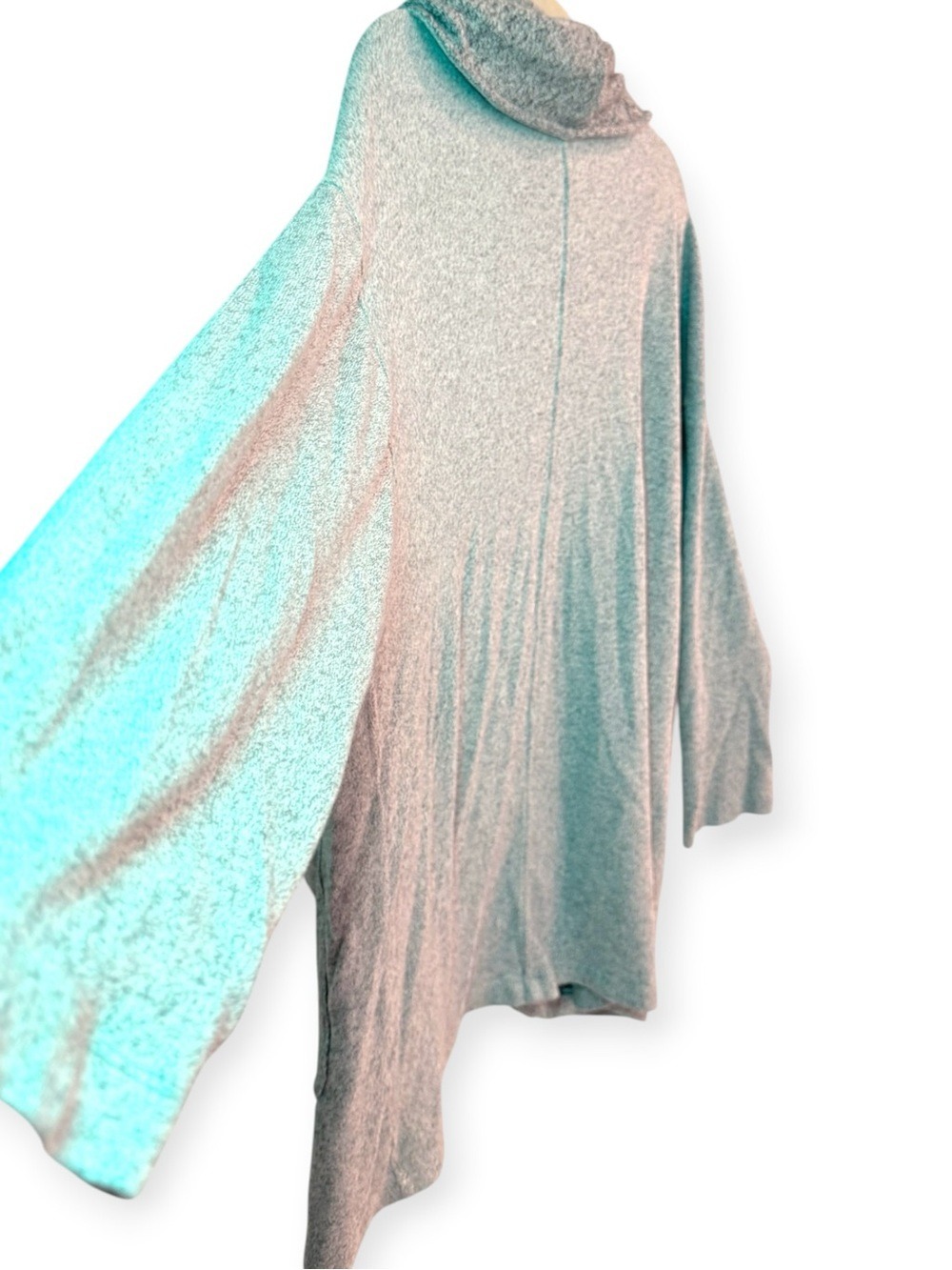 Banana Republic Heathered Shawl Collar Open Cardigan M/L - Picture 4 of 5